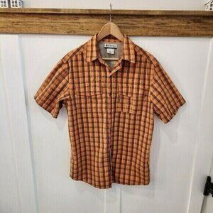 Columbia Shirt Mens Medium Vented Mesh Short Sleeve Fishing  Outdoors Camping